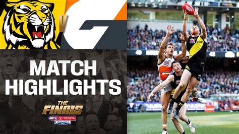 2019 afl grand final score|Finals Highlights: 2019 Grand Final, Richmond v GWS .
